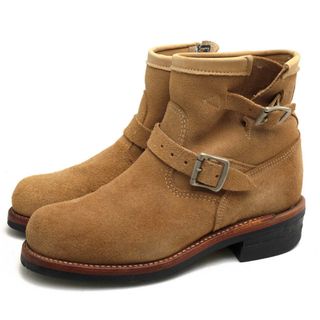 チペワ(CHIPPEWA)のチペワ／CHIPPEWA エンジニアブーツ シューズ 靴 メンズ 男性 男性用スエード スウェード レザー 革 本革 ベージュ  91070 7" ENGINEER BOOTS SAND SUEDE スチールトゥ Vibramソール 定番 グッドイヤーウェルト製法(ブーツ)