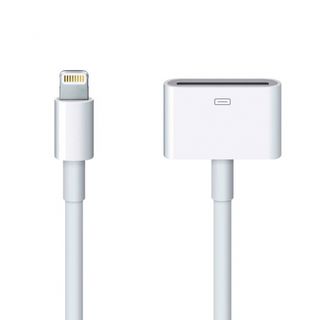 アップル(Apple)の新品保証付 Apple 純正 lightning 30ピン 変換 アダプタ(ポータブルプレーヤー)