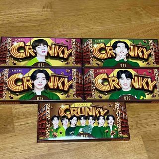 ボウダンショウネンダン(防弾少年団(BTS))のCRUNKY~BTS~ (5枚)(菓子/デザート)