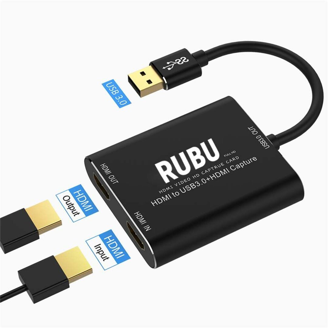 【2023最新】HDMI キャプチャカード ゲーム キャプチャー ビデオ 中継