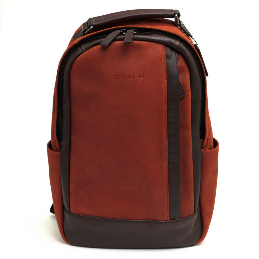 コーチ／COACH リュック バッグ バックパック メンズ 男性 男性用レザー 革 本革 ブラウン 茶 F71060 Camden Leather  Backpack カムデン デイパック シボ革 シュリンクレザー | フリマアプリ ラクマ