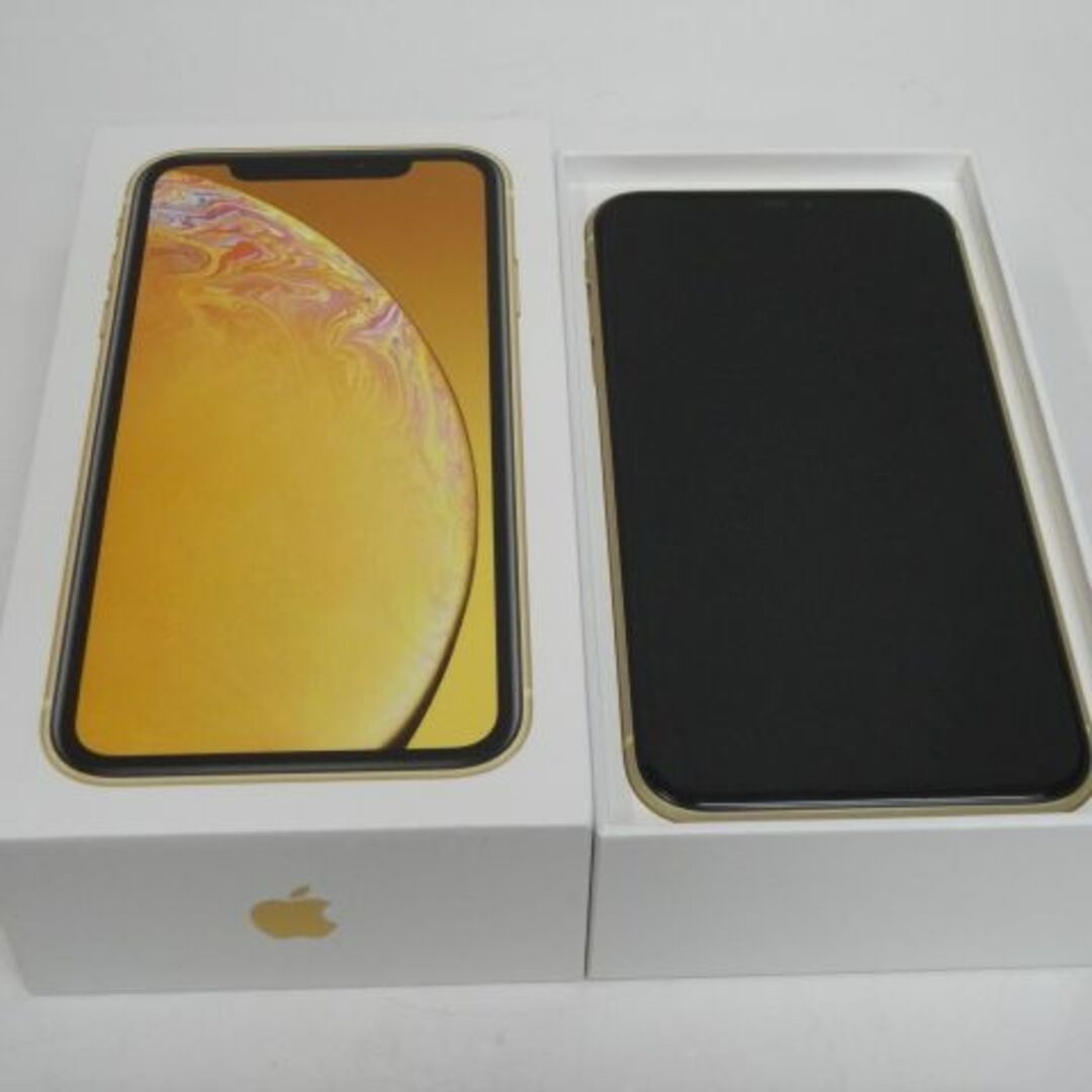 ジャンク iPhone XR 64GB 美品 電池92% イエローiPhoneXR本体