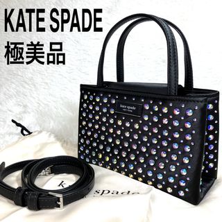 ケイトスペードニューヨーク(kate spade new york)のKATESPADE サムアイコン クリスタル エンベリッシュド ミニトートバッグ(ハンドバッグ)