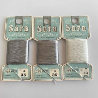 Sara 刺繍糸　ハンドメイド素材　糸(生地/糸)