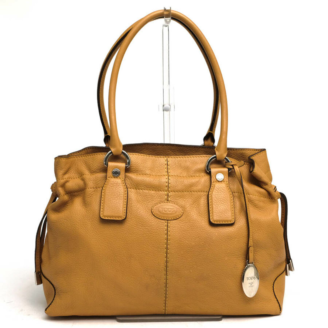 TOD'S - トッズ／TOD'S バッグ トートバッグ 鞄 ハンドバッグ レディース 女性 女性用レザー 革 本革 ベージュ  Restyled D-Bag シボ革 シュリンクレザー 肩掛け ワンショルダーバッグ 定番