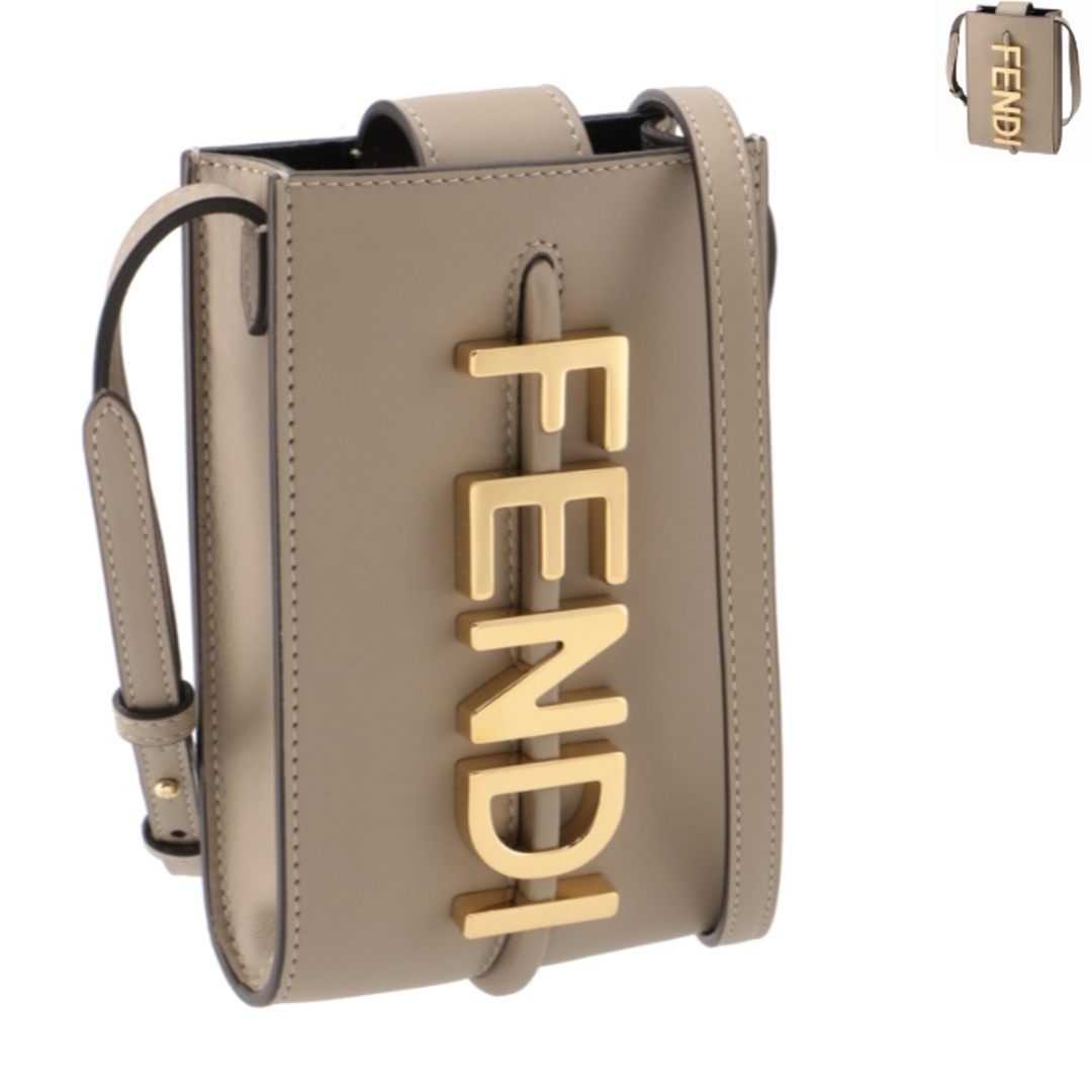 フェンディ FENDI スマホショルダー FENDI GRAPHY ショルダーバッグ フォンポーチ ミニバッグ 2023年秋冬新作 7AS192 A5DY7AS192A5DY素材