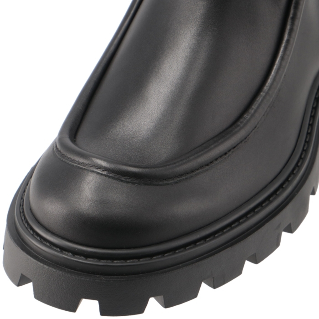 TOD'S(トッズ)のトッズ TOD'S アンクルブーツ レザー メタルチェーン ミドルブーツ レディース 靴 2023年秋冬新作 XXW08J0HP70 SRN B999 レディースの靴/シューズ(ブーツ)の商品写真