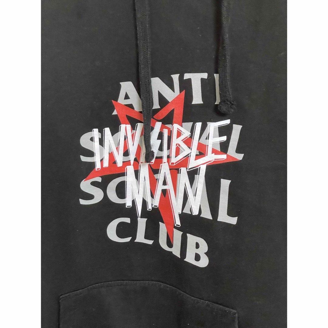 ANTI SOCIAL SOCIAL CLUB - 入手困難 assc × Invisible:man パーカーL