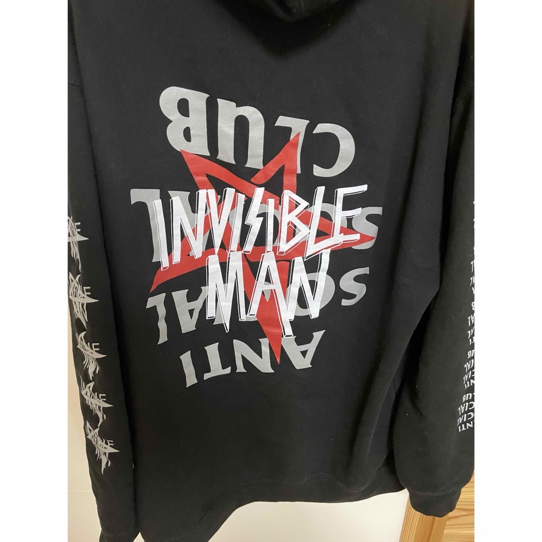 ANTI SOCIAL SOCIAL CLUB - 入手困難 assc × Invisible:man パーカーL