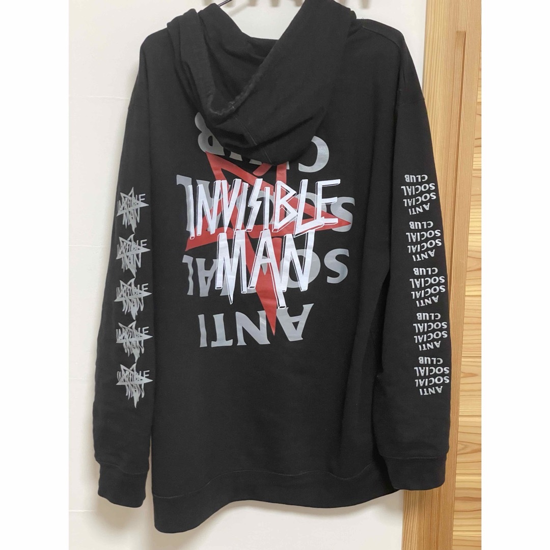 ANTI SOCIAL SOCIAL CLUB - 入手困難 assc × Invisible:man パーカーL