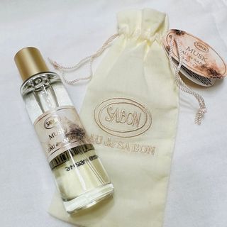 サボン(SABON)のSABON サボン 香水 ムスク オードゥサボン 巾着 新品未使用♪(香水(女性用))