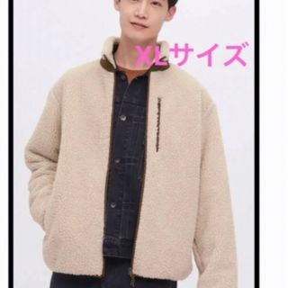 ユニクロ(UNIQLO)の防風アウターフリースジャケット　ベージュ　XL 新品未開封(ブルゾン)