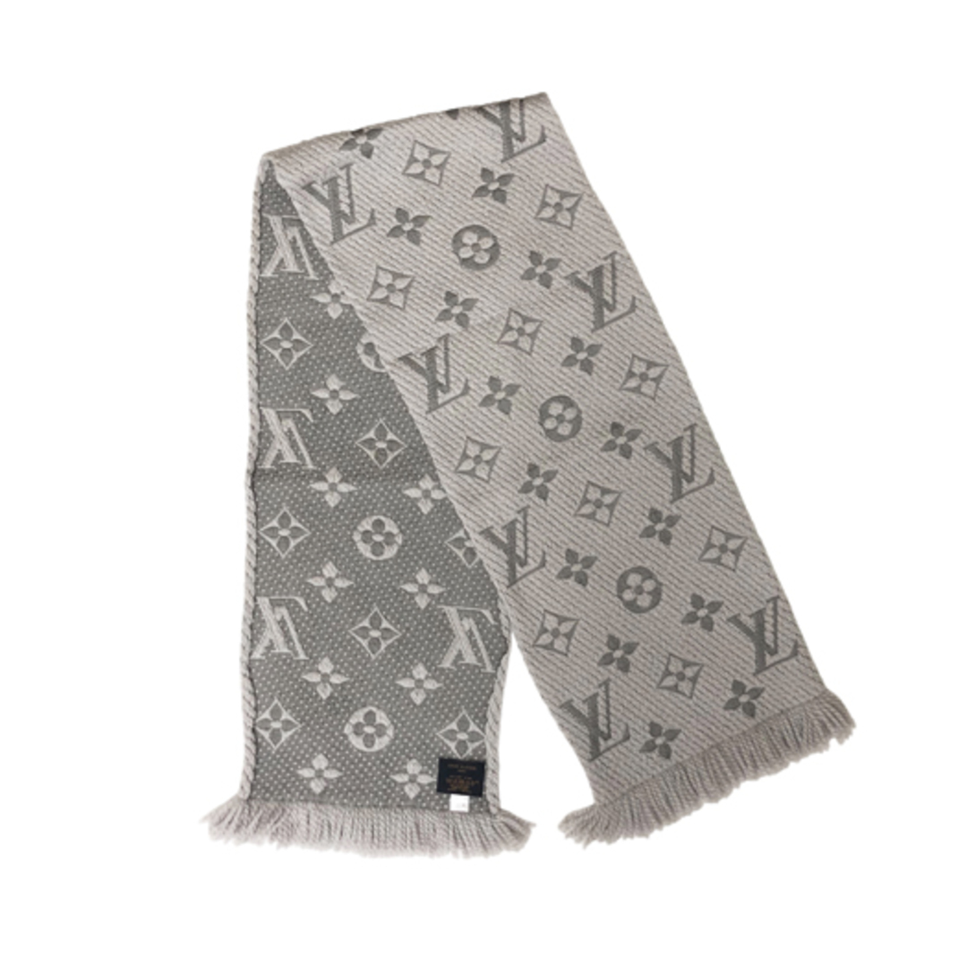 LOUIS VUITTON - ルイ ヴィトン エシャルプ ロゴマニア ウール シルク