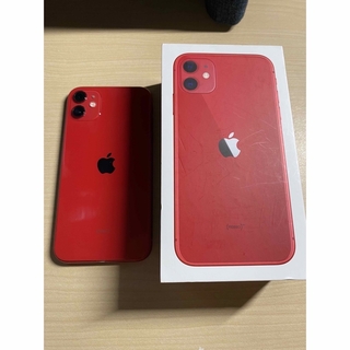 アップル(Apple)のiPhone 11 (PRODUCT)RED 128 GB(スマートフォン本体)