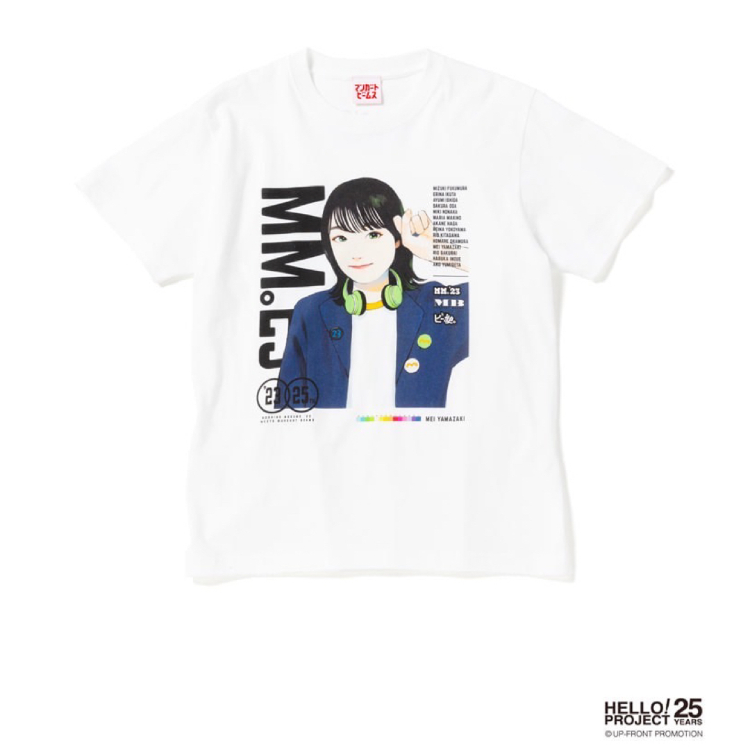 モーニング娘。(モーニングムスメ)の山﨑愛生 マンガート ビームス beamsコラボ モーニング娘。 Tシャツ S エンタメ/ホビーのタレントグッズ(アイドルグッズ)の商品写真