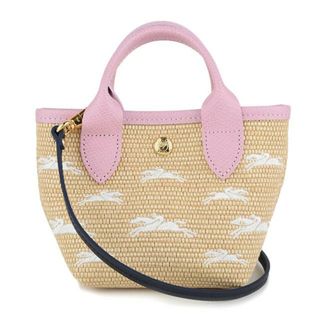 ロンシャン(LONGCHAMP)の新品 ロンシャン LONGCHAMP ハンドバッグ ル パニエ プリアージュ トップハンドルバッグ XSサイズ ローズ(ハンドバッグ)