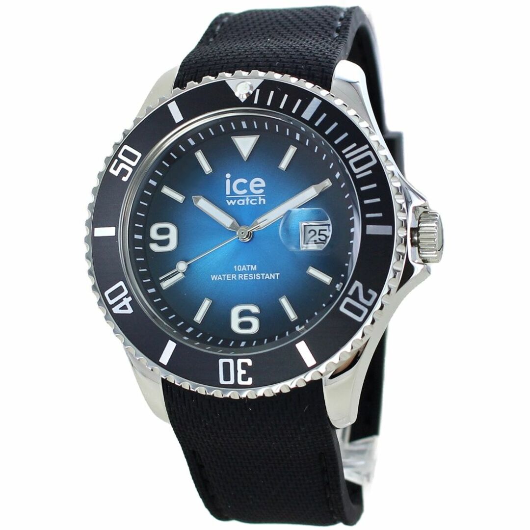 ice watch(アイスウォッチ)のアイスウォッチ 腕時計 メンズ レディース ブラック 44mm ICEWATCH インスタ SNS 当店人気 実用的 ギフト 防水 海外 旅行 出張 留学 ハワイ 沖縄 グアム レジャー 誕生日 プレゼント メンズの時計(腕時計(アナログ))の商品写真