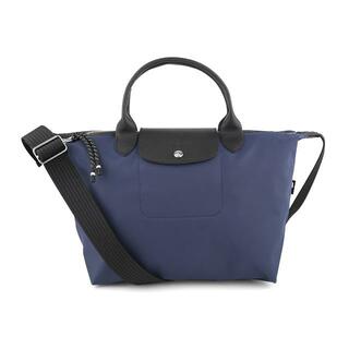 ロンシャン(LONGCHAMP)の新品 ロンシャン LONGCHAMP ハンドバッグ ル プリアージュ エナジー トップハンドルバッグ Mサイズ マリン(ハンドバッグ)