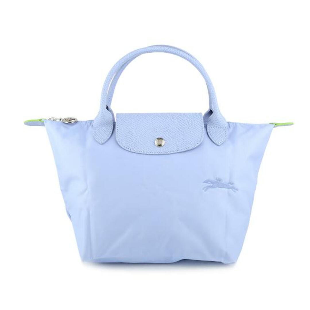 約9cm本体重量新品 ロンシャン LONGCHAMP ハンドバッグ ル プリアージュ グリーン トップハンドルバッグ Sサイズ  シエル