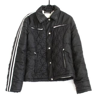 【美品】DOLCE\u0026GABBANA 総柄ジャケット ブラック 44 MA-1