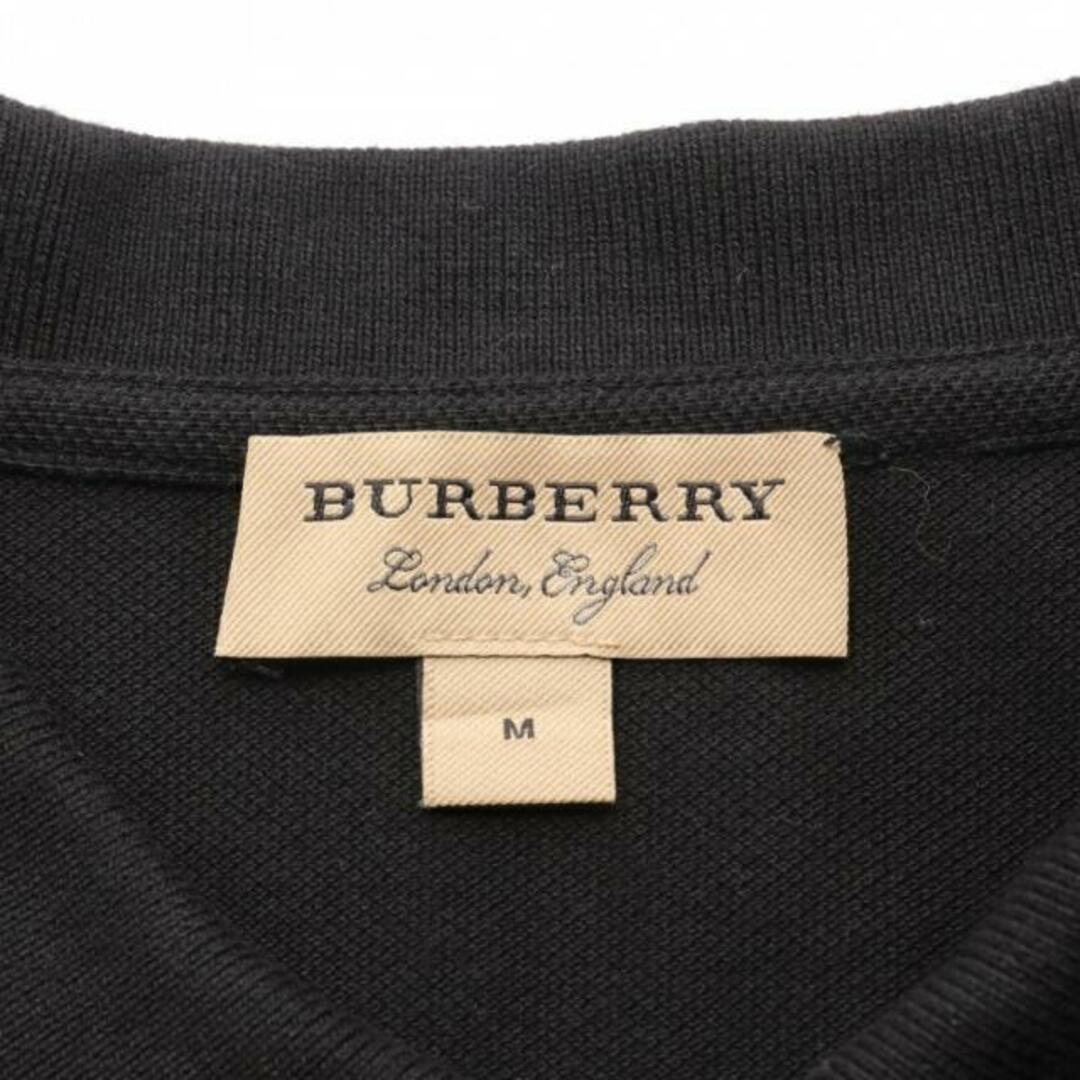 BURBERRY - ポロシャツ コットン ブラックの通販 by RECLOラクマ店