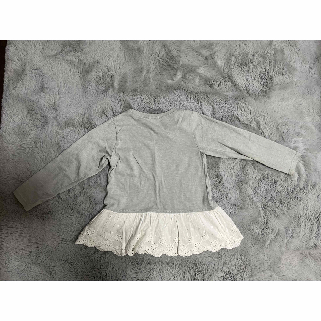 ルルロロ長袖シャツ 110cm キッズ/ベビー/マタニティのキッズ服女の子用(90cm~)(Tシャツ/カットソー)の商品写真