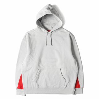 Supreme シュプリーム パーカー サイズ:L 22AW フード アップリケ ロゴ スウェット パーカー Scattered Applique Hooded Sweatshirt ヘザーグレー トップス フーデッド スウェットシャツ フーディー 【メンズ】【美品】