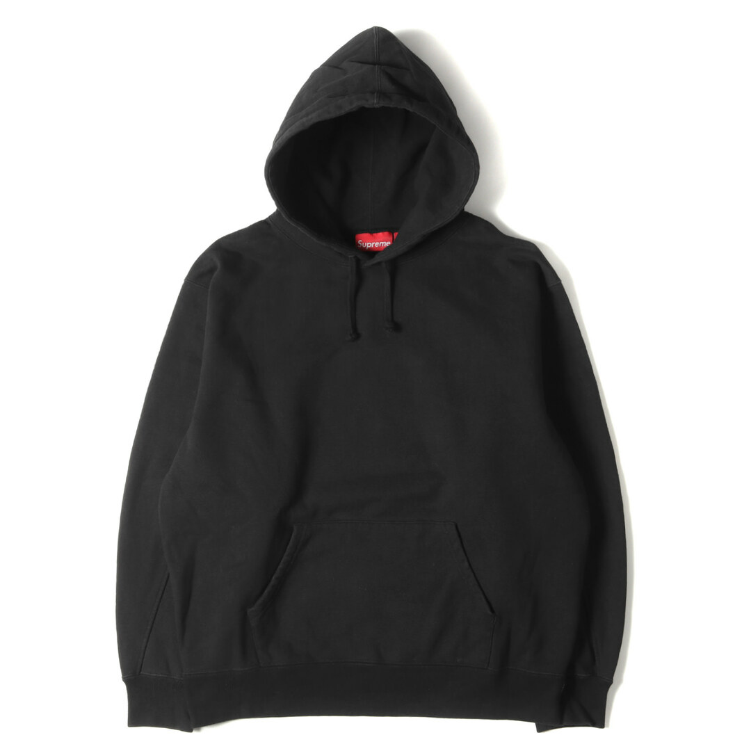 Supreme シュプリーム パーカー サイズ:M 22SS 袖パネルロゴ スウェット パーカー Cropped Panels Hooded Sweatshirt ブラック 黒 トップス フーデッド スウェットシャツ フーディー【メンズ】