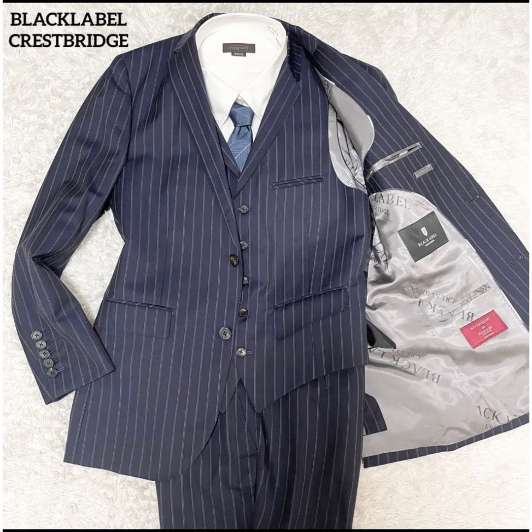 美品 REDA ブラックレーベルクレストブリッジ スーツ セットアップ-