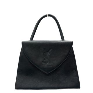 サンローラン(Saint Laurent)のYVES SAINT LAURENT YSL ロゴ トップハンドル ヴィンテージ ハンドバッグ(ハンドバッグ)