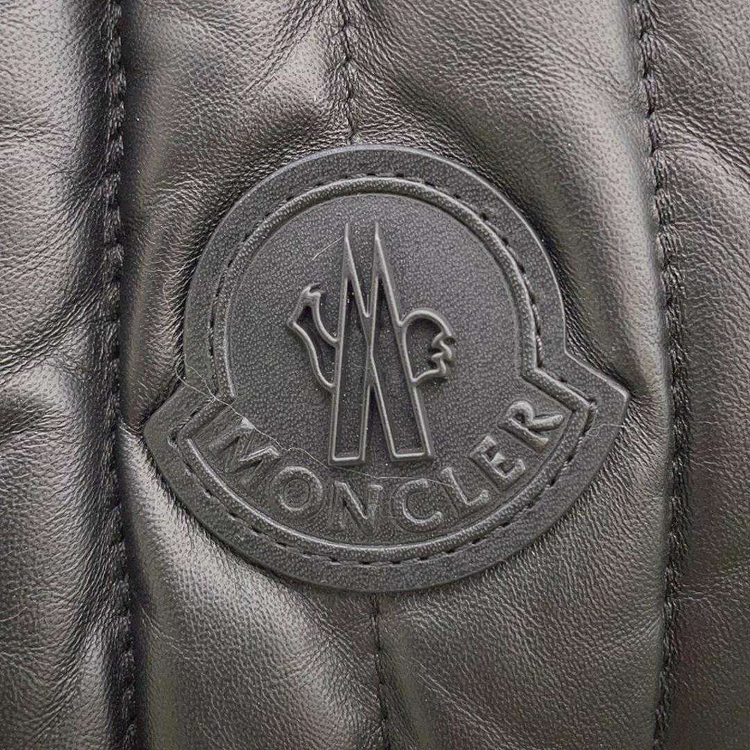 モンクレール ジャケット FLAMANT ラムスキン レディースサイズ1 MONCLER アウター アパレル レザー 黒