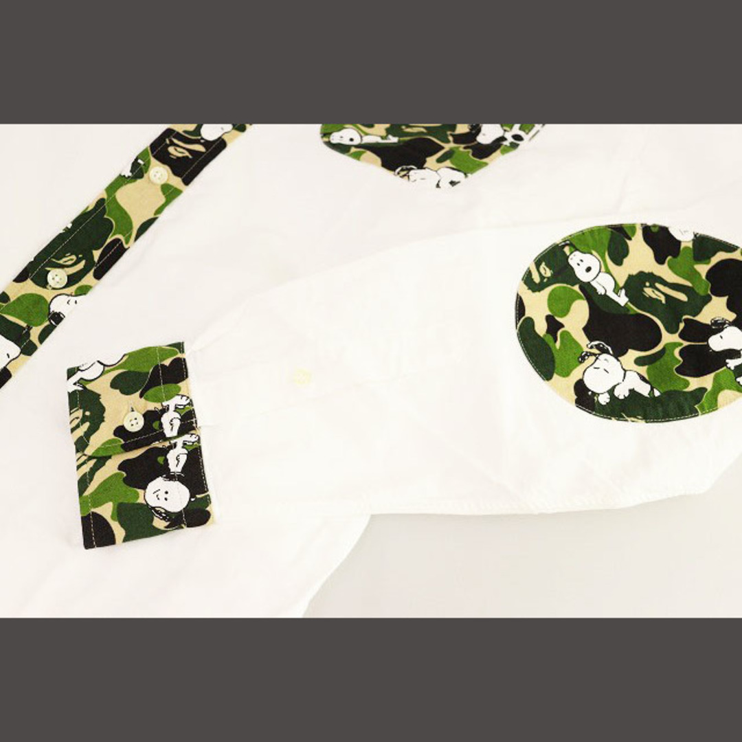 A BATHING APE(アベイシングエイプ)のAPE SNOOPY BD SHIRT ABC CAMO L シャツ 長袖 メンズのトップス(シャツ)の商品写真