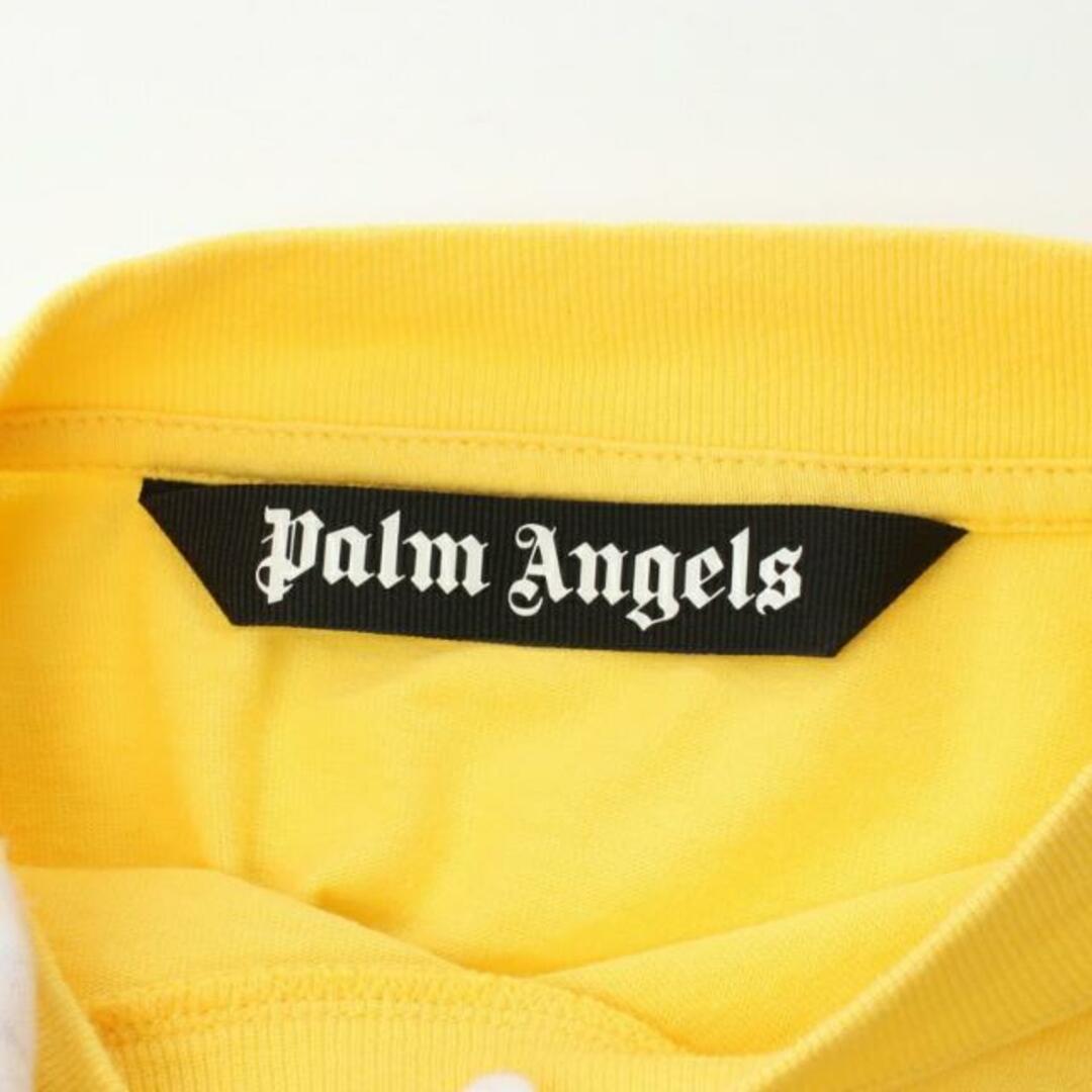 PALM ANGELS(パームエンジェルス)の カットソー ロゴプリント コットン イエロー ネイビー レディースのトップス(カットソー(長袖/七分))の商品写真