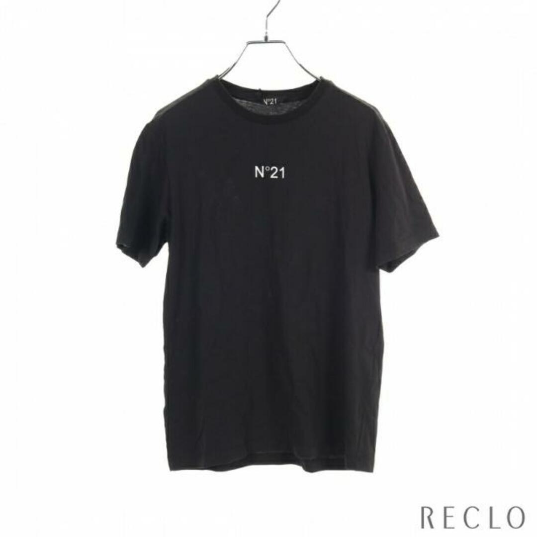 N°21(ヌメロヴェントゥーノ)の Tシャツ ロゴプリント コットン ブラック レディースのトップス(Tシャツ(半袖/袖なし))の商品写真