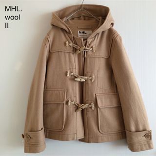 MHL. - 379MHL.メルトンウールショートダッフルコート2Mベージュ