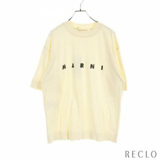 マルニ(Marni)の オーバーサイズ Tシャツ クルーネック ロゴプリント コットン アイボリー(Tシャツ(半袖/袖なし))