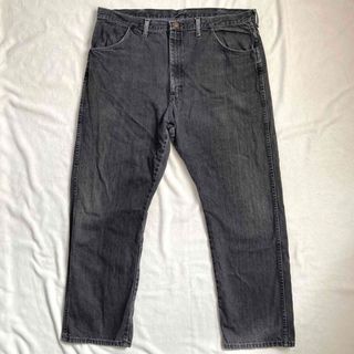 色落ち抜群　wrangler メキシコ製　後染め　ブラック　ジーンズ　W30