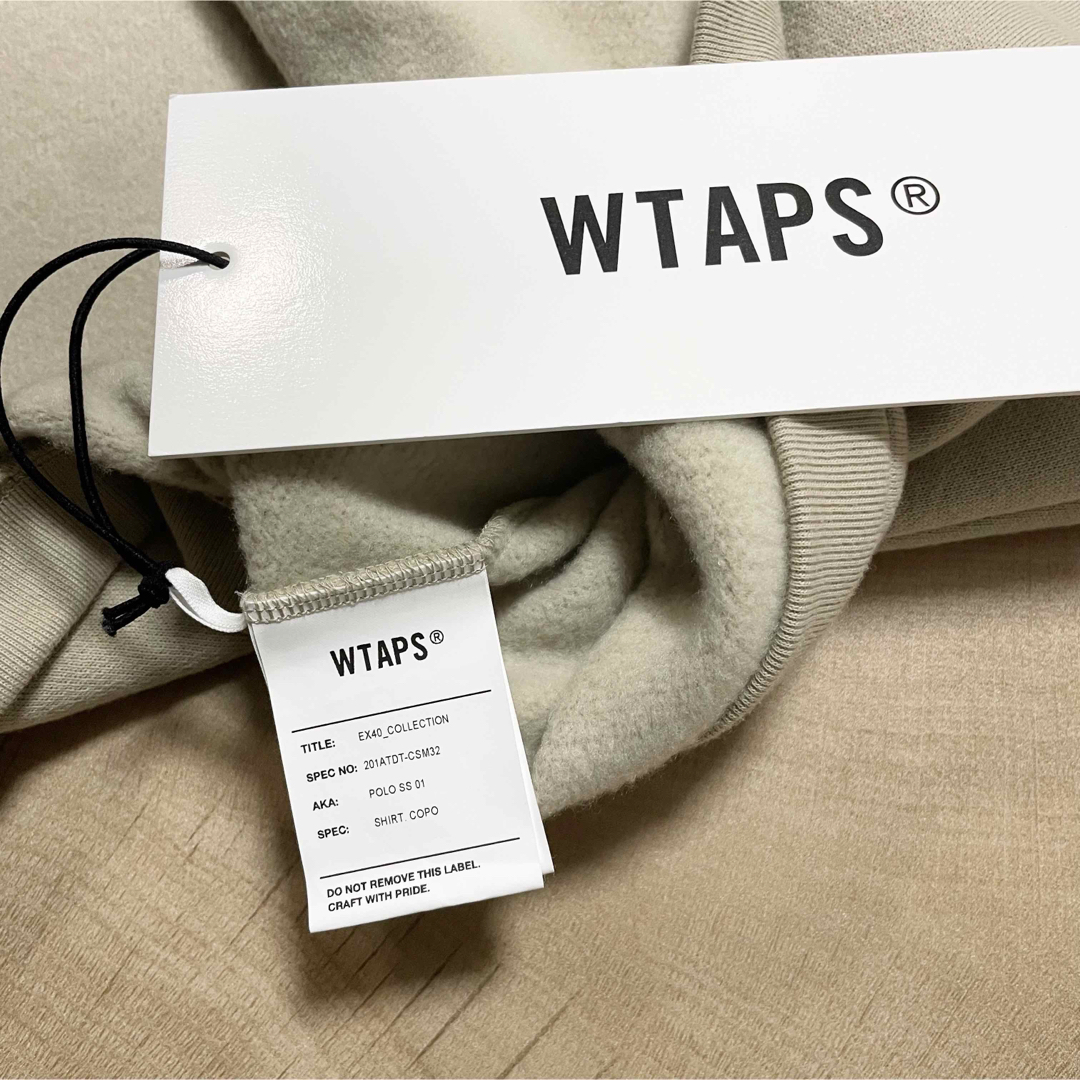 【新品未使用】WTAPS スウェット ポロ ハーフジップ 半袖 裏起毛 XL