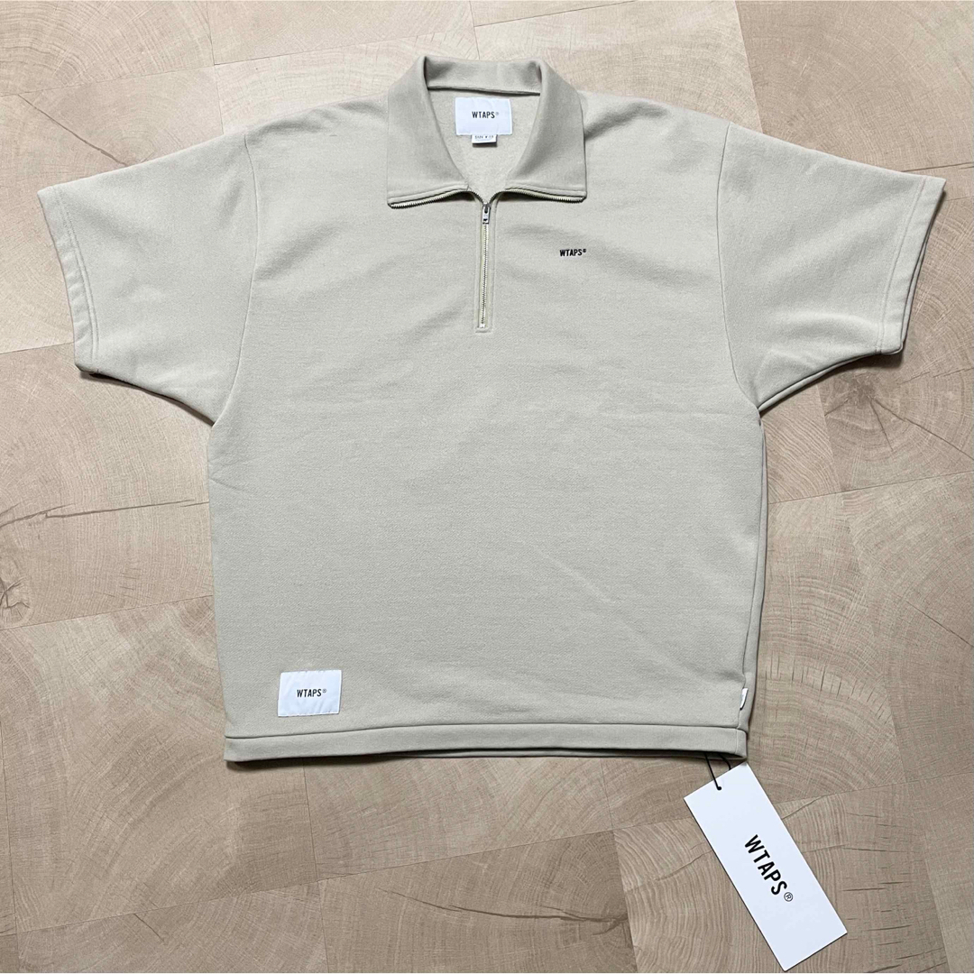 Wtaps   新品未使用WTAPS スウェット ポロ ハーフジップ 半袖 裏