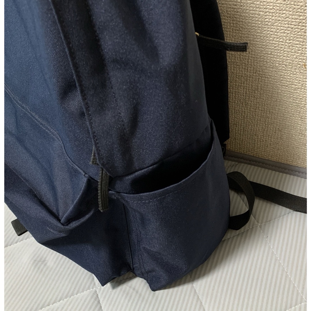 MUJI (無印良品)(ムジルシリョウヒン)の【無印良品】撥水 リュックサック ネイビー レディースのバッグ(リュック/バックパック)の商品写真