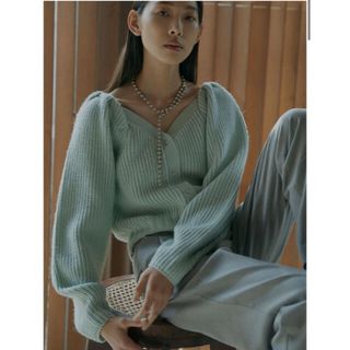 アメリヴィンテージ(Ameri VINTAGE)のameri 2WAY PUFF CARDIGAN(カーディガン)