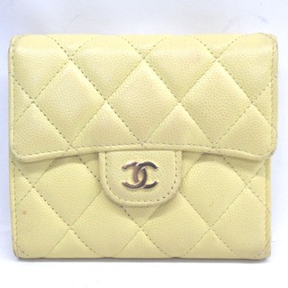 シャネル(CHANEL)のシャネル コンパクト財布 マトラッセ クラシック スモールフラップウォレット A82288 KR38881 中古(財布)