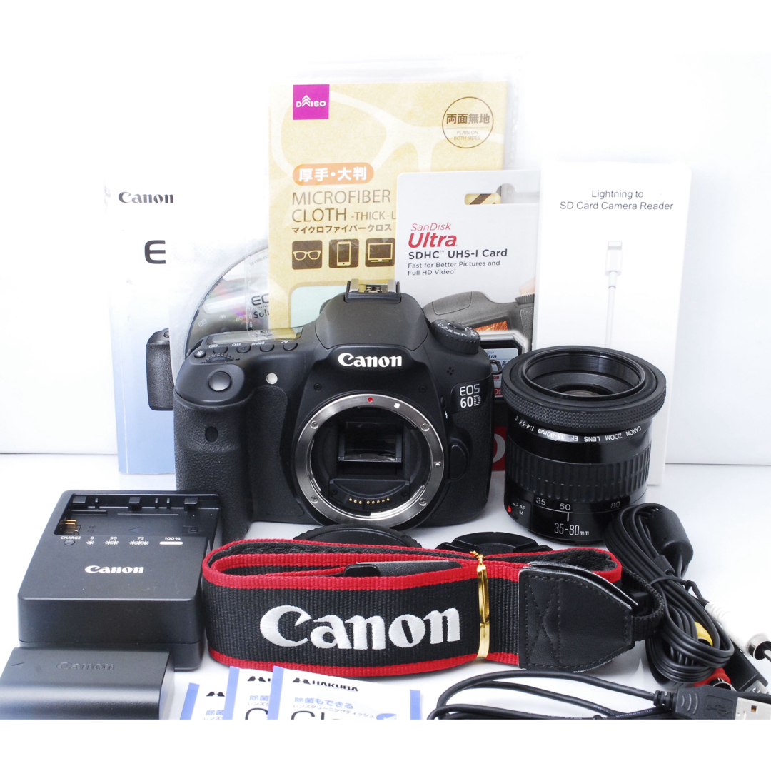 美品✨キャノン EOS 60D❤️iPhone転送◎❤️バリアングル液晶搭載！