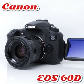 Canon - 美品✨キャノン EOS 60D❤️iPhone転送◎❤️バリアングル液晶 ...