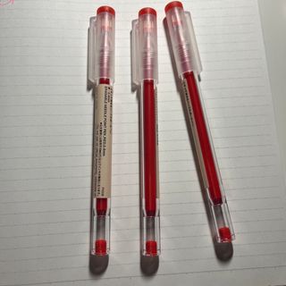 MUJI (無印良品) - 新品 無印良品 ゲルインキボールペンキャップ式0.38