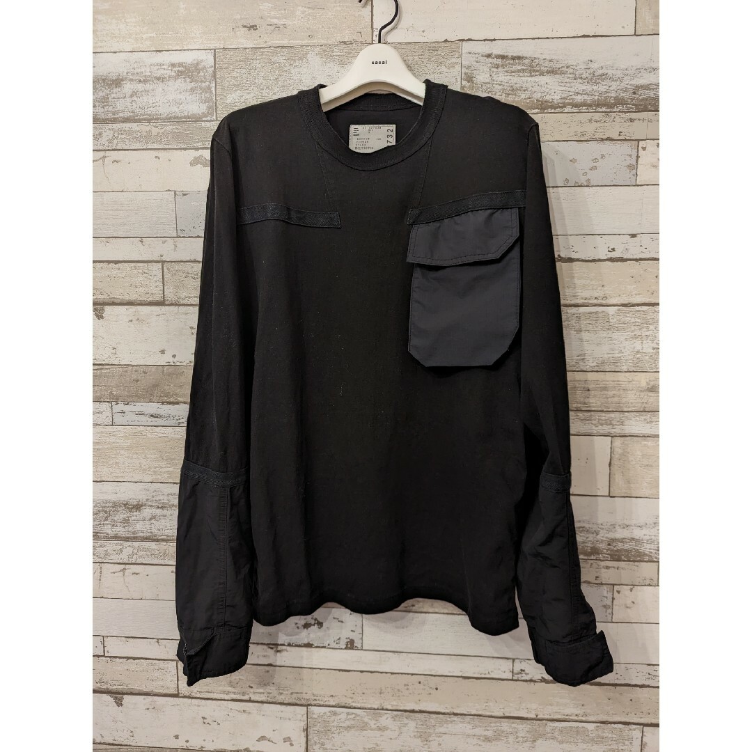 sacai 22ss Sports Mix L/S T-Shirt サイズ3 | フリマアプリ ラクマ