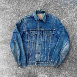 【希少】levis デニムジャケット Gジャン　緑　vintage