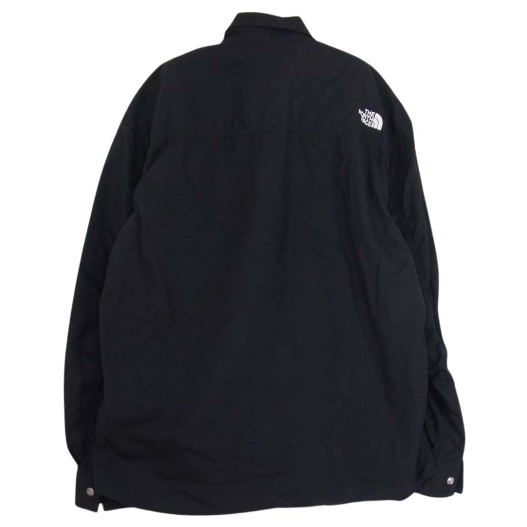 THE NORTH FACE ノースフェイス NR11961 L/S Nuptse Shirt ロングスリーブ ヌプシ 長袖 シャツ ブラック系 S