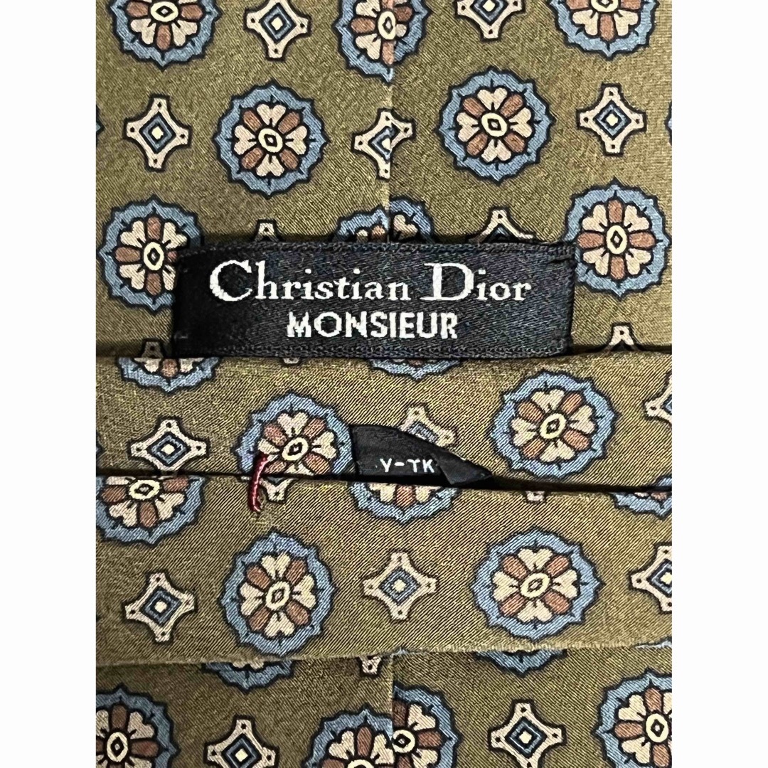 ✨極美品✨ Christian Dior ブラウン系 小紋 総柄 オシャレ 8