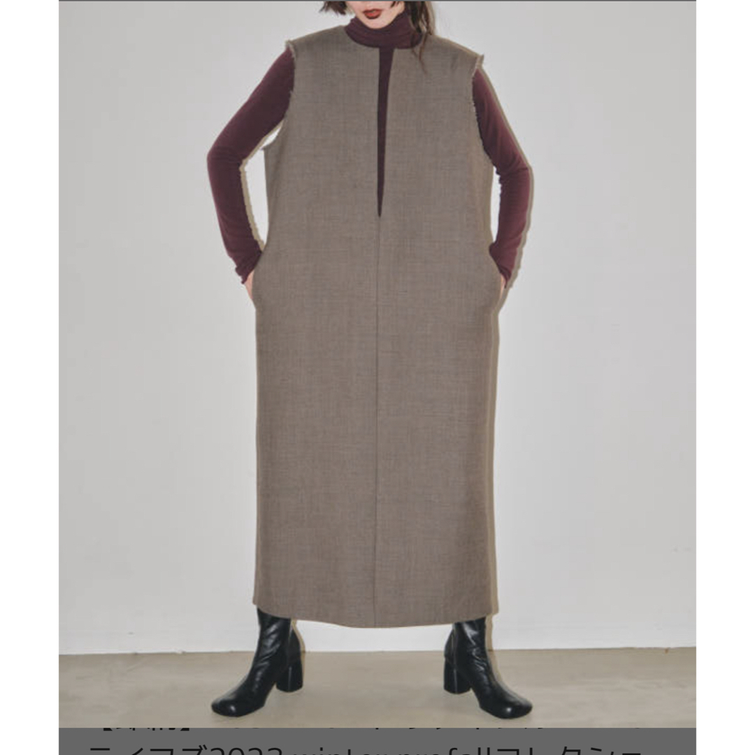 TODAYFUL(トゥデイフル)のDoubleface Wool Keyneck Dress レディースのワンピース(ロングワンピース/マキシワンピース)の商品写真